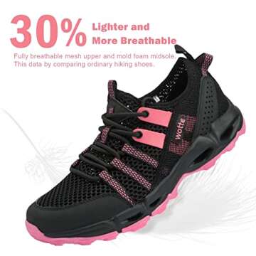 MAINCH Women's Quick Dry Hiking Water Shoes - Comfort and Performance