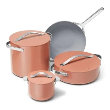 Caraway Cookware+ Collection - Specialty Cookware Set in Perracotta for Artsy Cooks