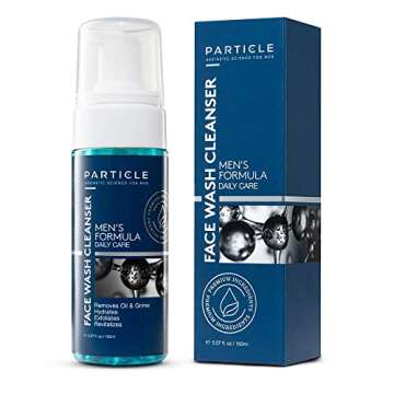 Particle Mens Face Wash - Anti Aging Face Cleanser for Men (5.07 Oz) - Daily Moisturizing Face Wash ...