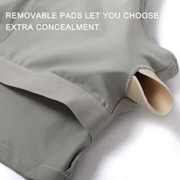 Willit Women's Padded Sports Bra Yoga Fitness Workout Running Shirts Athletic Bra Top Light Mahogany S