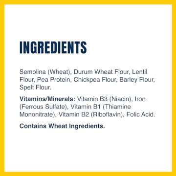 BARILLA Protein+ Elbows Pasta, 14.5 Ounce Plant-Based