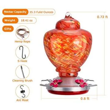 Hummingbird Feeder for Outside