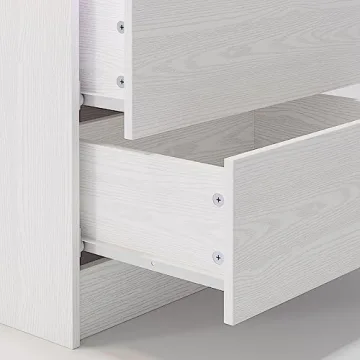 LIKIMIO Night Stand with Charging Station & LED Light