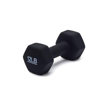 Amazon Basics Neoprene Hexagon Dumbbells 12 lb Set