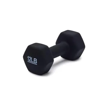 Amazon Basics Neoprene Hexagon Dumbbells 12 lb Set
