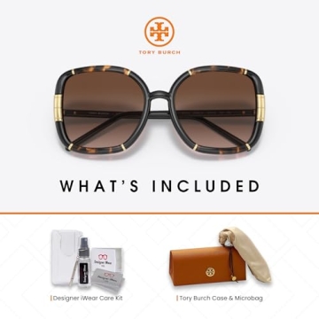 Stylish Tory Burch TY9071U Sunglasses with Bundle Accessories