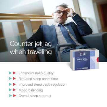 TravelSana Sleep Well | Natural Sleep Aid for Travelers