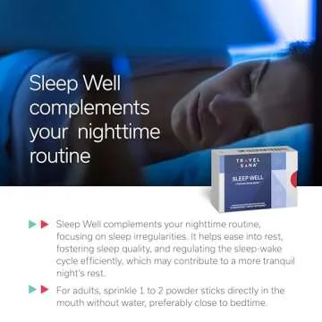 TravelSana Sleep Well | Natural Sleep Aid for Travelers