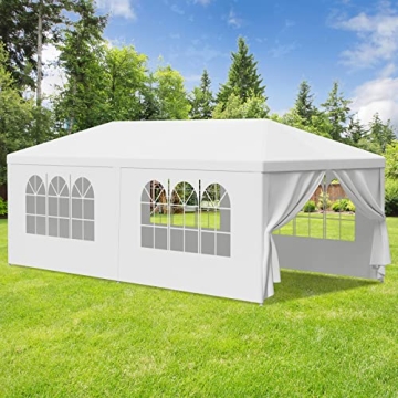 LEMY 10 X 20 Wedding Party Canopy Tent - Durable & Stylish