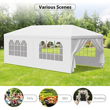 LEMY 10 X 20 Wedding Party Canopy Tent - Durable & Stylish