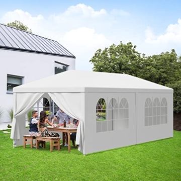 LEMY 10 X 20 Wedding Party Canopy Tent - Durable & Stylish
