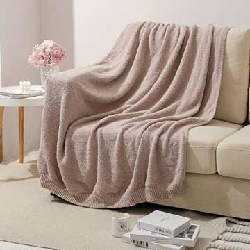 bearberry Super Soft Fluffy Throw Blanket Lightweight Cozy Warm Throw Blankets for Couch Bed Sofa Al...
