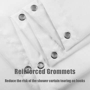 MitoVilla Unique Steampunk Cat Shower Curtain with Rings