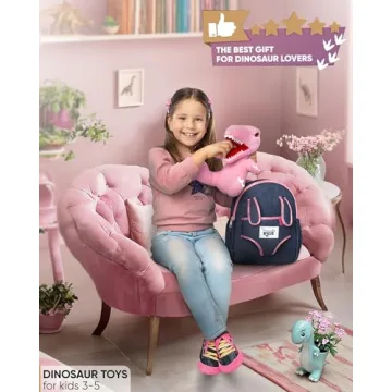 Naturally KIDS Toddler Dinosaur Backpack for Kids