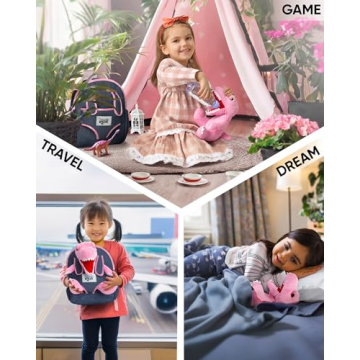 Naturally KIDS Toddler Dinosaur Backpack for Kids