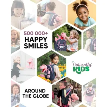 Naturally KIDS Toddler Dinosaur Backpack for Kids