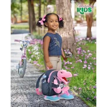 Naturally KIDS Toddler Dinosaur Backpack for Kids