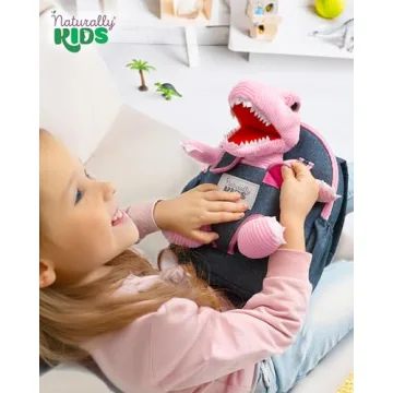 Naturally KIDS Toddler Dinosaur Backpack for Kids
