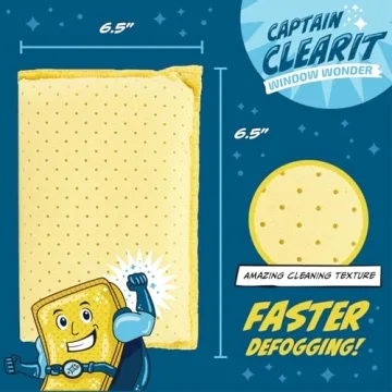 Extra-Large Defogger Sponge for Windows - 2 Pack