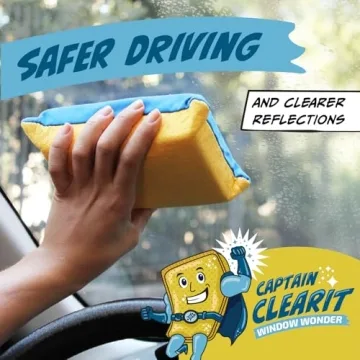Extra-Large Defogger Sponge for Windows - 2 Pack
