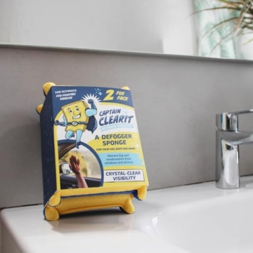 Extra-Large Defogger Sponge for Windows - 2 Pack