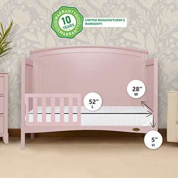 Dream On Me Honeycomb Crib Mattress for Safety and Comfort