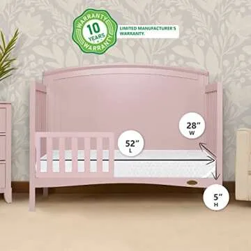 Dream On Me Honeycomb Crib Mattress for Safety and Comfort