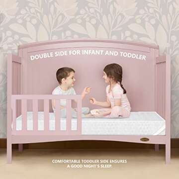 Dream On Me Honeycomb Crib Mattress for Safety and Comfort