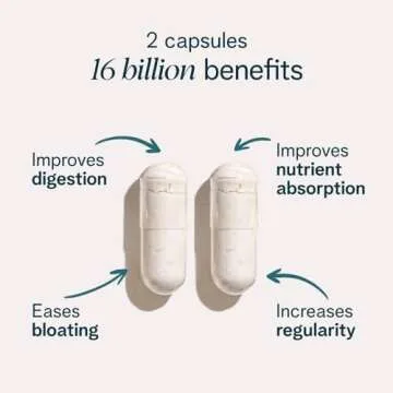 Ora Organic Probiotics with Prebiotics for Digestive Health 16 Billion CFU - Trust Your Gut - Strains - Acidophilus Lactobacillus Breve Bifidum Lactis