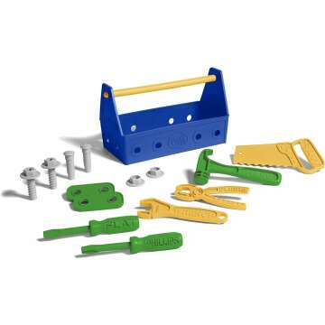 Eco-Friendly Green Toys 15 Piece Tool Set in Blue