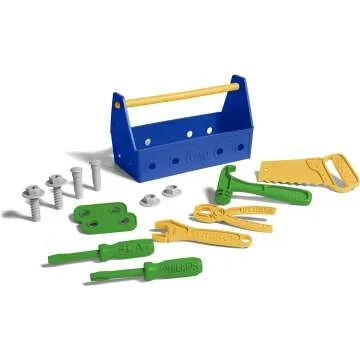 Eco-Friendly Green Toys 15 Piece Tool Set in Blue