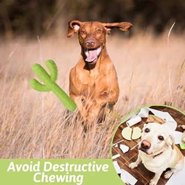 Durable MewaJump Cactus Dog Chew Toys for Aggressive Chewers