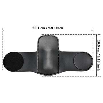 BBTO Artificial Leather Stethoscope Holder Handmade Stethoscope Hip Holder with Clip to Protect from...