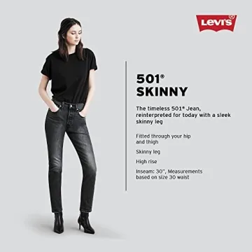 Levi's Women's Premium 501 Skinny Jeans in Rock This Way