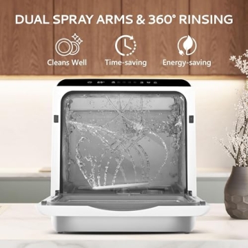 Mini Portable Dishwasher for Small Spaces