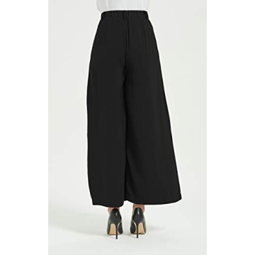 Tronjori Women's High Waist Palazzo Pants - Casual Elegance