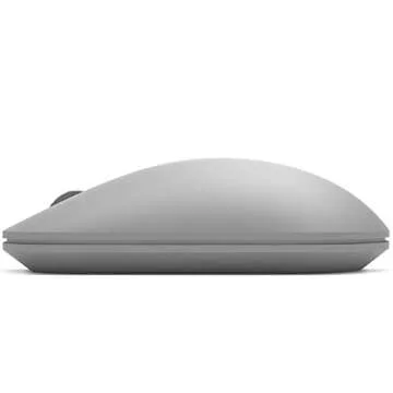 Microsoft Modern Mouse, Silver. Comfortable Right/Left Hand Use Design with Metal Scroll Wheel, Wireless, Bluetooth for PC/Laptop/Desktop, Works with Mac/Windows 8/10/11 Computers