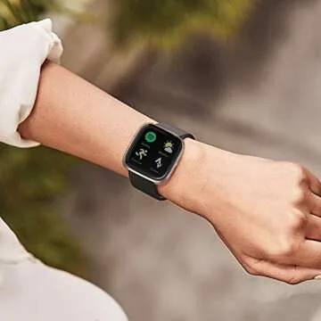 GHIJKL 3 Pack Screen Protector Compatible Fitbit Versa 2 Case, Ultra-Thin Slim Soft TPU Protective Case All-Around Full Cover Bumper Shell for Fitbit Versa 2 Smart Watch, Clear,Rose Gold,Rose Pink