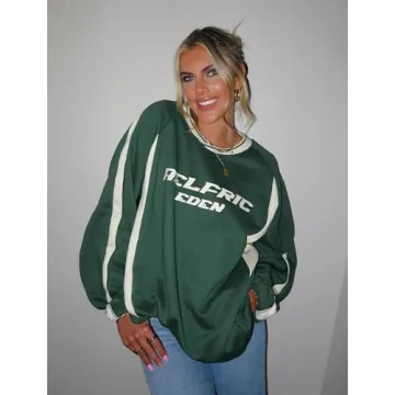 Aelfric Eden Red Vintage Oversized Sweatshirt Men Streetwear