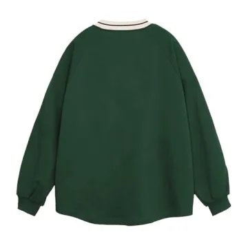 Aelfric Eden Red Vintage Oversized Sweatshirt Men Streetwear