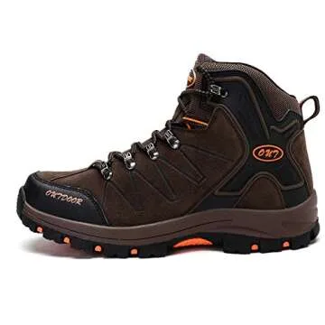 Men's Mid Trekking Hiking Boots - Lightweight and Comfortable
