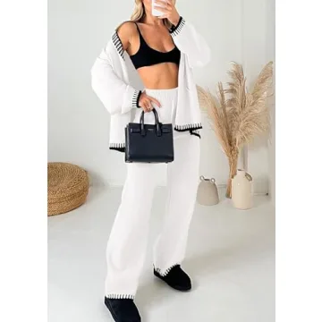 PRETTYGARDEN Women's Knit Lounge Set Comfortable Stylish Outfit