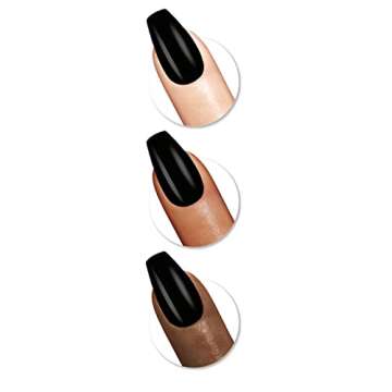 Sally Hansen Salon Effects® Perfect Manicure, Onyx-pected, Press On Nails, Coffin Shaped, Non-Damag...