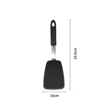 Silicone Spatula Turners Set of 2 for Non-Stick Cookware