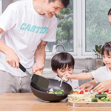 Silicone Spatula Turners Set of 2 for Non-Stick Cookware