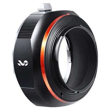 K&F Concept Lens Mount Adapter for Canon EF EF-S Lens to Sony Alpha E NEX Mount Mirrorless Cameras, Manual Focus Lens Adapter with Matting Varnish Design, Not Auto-Focus