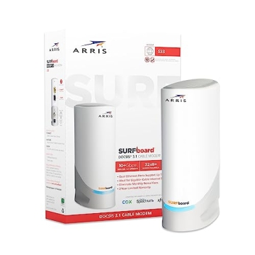 ARRIS Surfboard S33 Renewed DOCSIS 3.1 Multi-Gigabit Modem