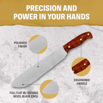 Condor Ironpath Knife | Durable Machete with Leather Sheath