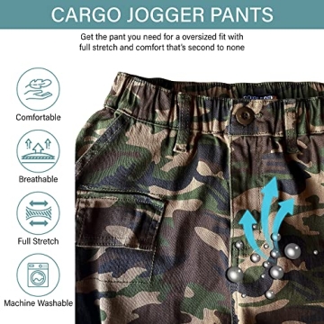 Shop Women's High Waist Camo Jogger Pants for Comfort Fit
