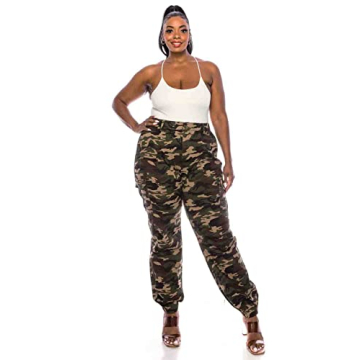 Shop Women's High Waist Camo Jogger Pants for Comfort Fit
